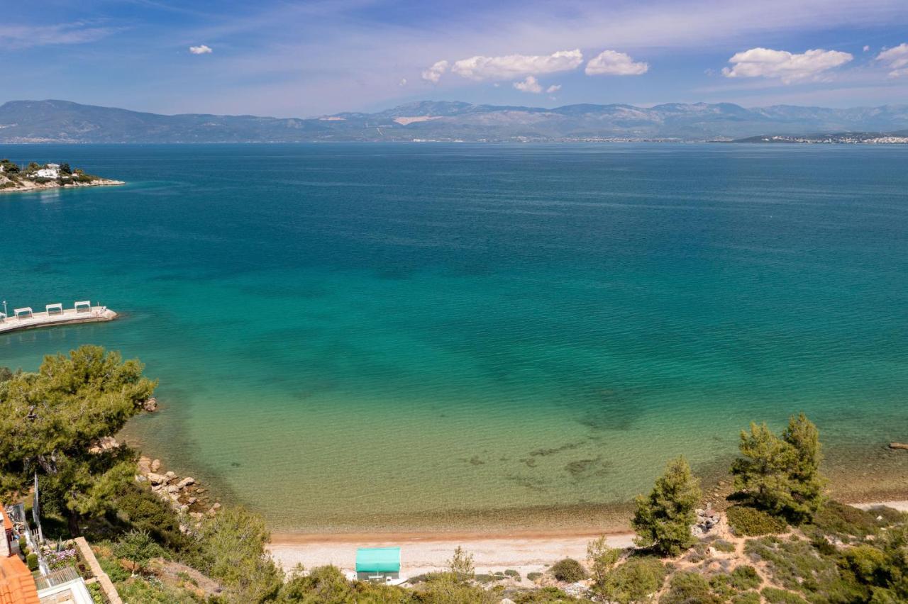 Crystal Beach Villa Chalkís 외부 사진