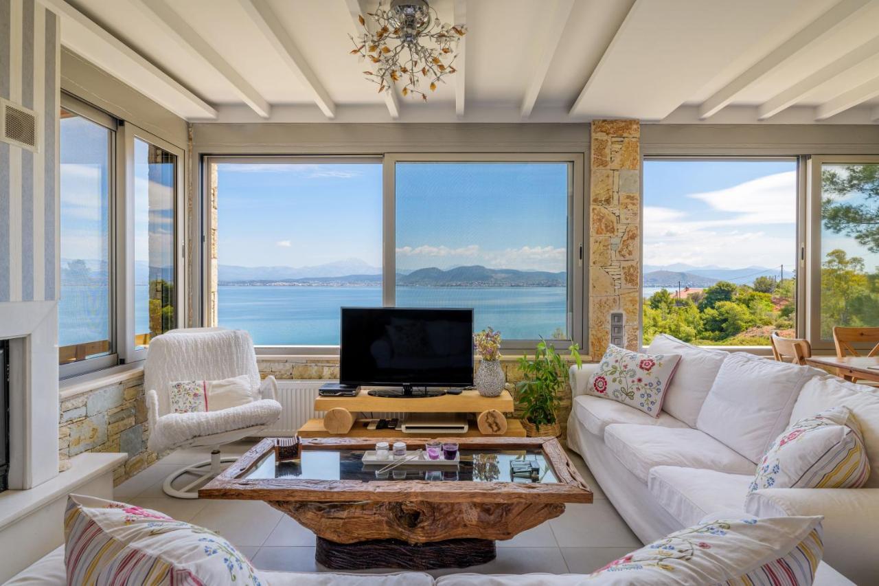 Crystal Beach Villa Chalkís 외부 사진
