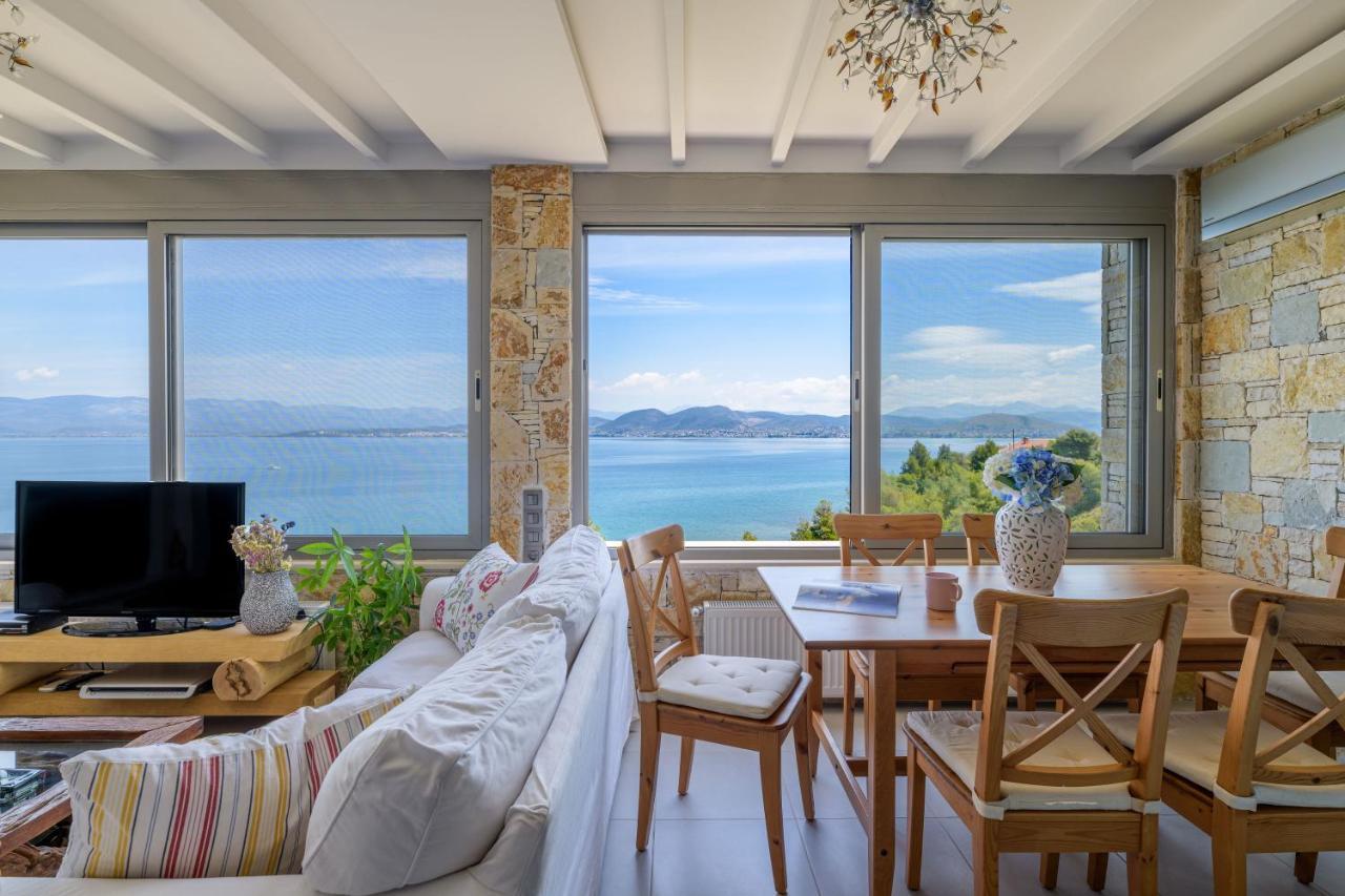 Crystal Beach Villa Chalkís 외부 사진