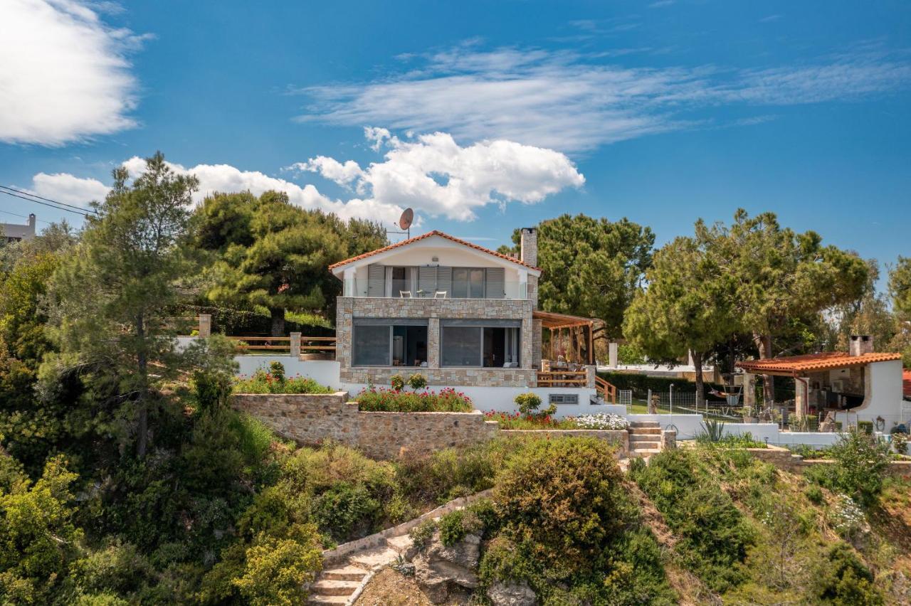 Crystal Beach Villa Chalkís 외부 사진