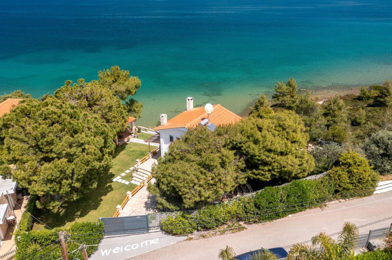 Crystal Beach Villa Chalkís 외부 사진